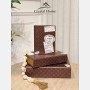 طقم كتب ديكور LV بيج