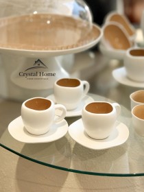 طقم فناجين قهوة ميلانو 6*6