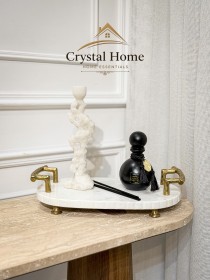 عطر ديكور أعواد ماركة LaBella زجاج باللون الأسود