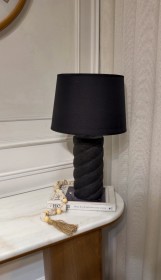 تيبل لامب شايش اسود حجم وسط