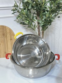 مصفاة ستانلس بشكل دائري