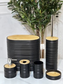 سيت حمام 6 قطع باللون الابيض