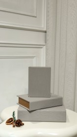 طقم كتب ديكور 3 احجام خشب تقيل