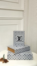 طقم كتب ديكور 3 احجام خشب تقيل