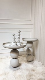 طقم سكملات قطعتين حديد باللون السكني