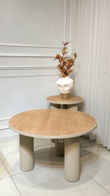 طاولة وسط قطعتين بموديل جديد ومميز